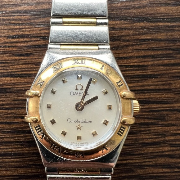 Omega Lady 18K Gold & Steel watch - Picture 1 of 4
